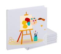 6 Pack Blank Hardcover Books, Blank Unlined Page Make Your Own Book for Kids to Write Stories 5x5Inch, for Students to Write Stories, Hardcover Sketchbooks Journal, Drawing Sketching Christmas Gift