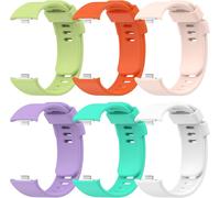 6 Pack Bracelet Montre Sport Compatible Avec Xiaomi Redmi Watch 5/4/Mi Band 8 Pro/9 Pro, En Silicone Soft Pour Redmi Watch 5/4, Femme Et Homme[MON9261474]