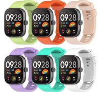 6 Pack Bracelet Montre Sport Compatible Avec Xiaomi Redmi Watch 5/Xiaomi Redmi Watch 4 /Xiaomi Mi Band 8 Pro,En Silicone Soft Pour
