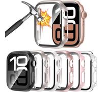 6 Pack Case With Screen Protector Compatible With Apple Watch Series 10 42mm,Ultra Thin Pc Hard Case Anti-Scratch For Iwatch 42mm