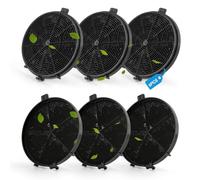 6 Pack Compatible avec KF573 Filtre à Charbon Actif pour Bomann