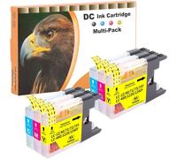 6-Pack Compatible Ink Cartridge for Brother LC-1220 LC-1240 XL for Brother DCP-J525W DCP-J725DW DCP-J925DW MFC-J280W MFC-J430W MFC-J425W MFC-J435W MFC-J5910DW MFC-J625DW MFC-J6510DW