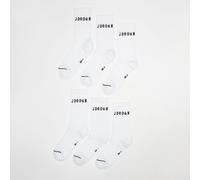 6 PACK - Everyday Crew Socks blanc 34-38