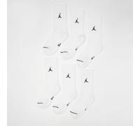 6 PACK - Everyday Cushioned Crew Socks blanc 34-38