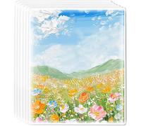 6 Pack Gel Printing Plates Set, 8 X 10 Inch Gel Plate for Printing, Monoprinting Printmaking Supplies for Card Making