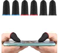 6 Pack Manchons Pour Doigts Pour Jeux, Transpiration Respirant Finger Manches Écran Tactile Tir Et Visée Sensibles, Pubg Mobile Gaming Finger Sleeve[Z391]