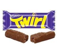 6- Pack of Twirl (Milk Chocolate Fingers) 43g Each , Made in Uk by Cadbury