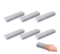 6 Pack Pierres de Ponce, Pierre Ponce de Nettoyage pour Le Nettoyage Tampon à Récurer de la Pierre Ponce pour Le Nettoyage de Cuisine/Salle de Bain/Piscine/Ménage(5.9 x 1.4 x 0.98 Pouce)