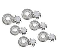 6 Pack | Rechange Tête de Rasoir compatible avec Skull Shaver Pitbull Gold Pro, Pitbull Silver Pro, Pitbull Platinum Pro