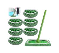 6-Pack Reusable Microfiber Mop Pads for Swiffer Sweeper - Dry and Wet Use