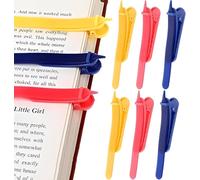 6 Pack Silicone Bookmarks Automatic Bookmarks For Kids Silicone Bookmarks For Baby