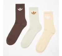 Adidas Chaussettes Trefoil Cushion Crew – 6 paires, marron, taille L