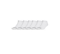 6 Paire Adidas Taille Basse Baskets Chaussettes Unisexe Court Blanc