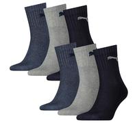 6 Paire Puma Chaussettes Short Ras Du Cou Socquettes de Sport Tennis Gr. 35 - 49