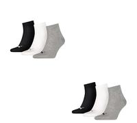 6 Paire Puma Unisexe Chaussettes de Quart Baskets Gr. 35 - 49 pour Femme Homme