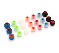 6 Paires 12 Pièces Couvertures d écouteurs intra-auriculaires en silicone mou Têtes Embouts Oursons pour Casques Édge plus fin doux à porter Sans odeur stimulation Isolation du bruit Son grave Compati