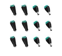 6 Paires 5.5 mm 2.1 mm DC Connecteur d'alimentation Mâle et Femelle de 12 V Adaptateurs Prise pour Caméra de Vidéosurveillance DVR Système de Sécurité Lumière LED