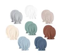 6 paires / 8 paires de mitaines anti-rayures pour nouveau-nés, protège-mains respirants pour un usage quotidien et le sommeil, mitaines anti-rayures unisexes pour bébé