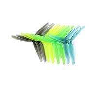 6 Paires adaptées à l'hélice IFlight Nazgul F5 / 5140 5 Pouces 3 pales/tri-pales Compatible Moteur XING-E 2207, utilisé for la pièce de Drone de Course RC FPV(6pairs F5 Yellow)