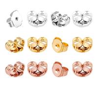 6 Paires Bouchon de Boucle d'oreille Fermoirs de Boucles d'Oreilles Dos de Boucle d'Oreille Bouchons de Boucles d'Oreilles pour Boucles d'Oreilles Fabrication de Bijoux