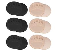 6 Paires Coussinet Metatarsien, Coussinet Plantaire Avant Pied, Coussinets dAvant Pied en Tissu Nid d'Abeille, Coussinet Plantaire,Soulage Efficacement Les Pieds Fatigués et Douloureux
