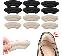 6 paires coussinets de talon pour chaussures Doublures Auto-Adhésives Semelles Protège Talon Empêche l'abrasion du talon et le toboggan