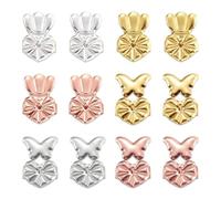 6 Paires D'Assistants Boucles D'Oreilles, Avec 2 Boîtes De Rangement, Supports De Boucles D'Oreilles, Rehausseurs De Boucles D'Oreilles, Rehausseurs De Boucles D'Oreilles