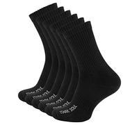 6 paires de chaussettes de sport avec tissu Eponge, par Vincent Creation, Noir, 39-42