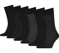 6 paires de chaussettes Tommy Hilfiger Hommes TH Men Giftbox 6P taille 39 - 46 Business Giftbox , Couleur:Black, Chaussettes & Bas:43-46