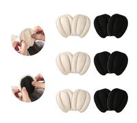 6 Paires de Coussinets pour l'Avant-Pied, Coussinets de Langue de Chaussure Insert Chaussure Coussinets Langue Feutre Autocollants l'Arrière Chaussure Remplissage Chaussure Chaussures Amples