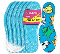 6 Paires de Semelles de Chaussures pour Enfants, des Semelles de Chaussures Coupées à la Taille pour les Enfants avec un Design Amusant et Cool, Kaps Offspring