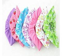 6 paires de tissu non tissé Envers antidérapant Couvre-chaussures Floral Couleur Candy Couleur lavable réutilisable respirant à la poussière Sol protecteurs Couvre-chaussures Couleur aléatoire
