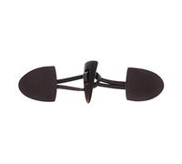 6 Paires En Cuir Klaxon Bascule Boutons Manteau Pour Veste Veste Des Vêtements De Châle De Marécage Soyeux Becbu Fût