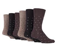 6 paires mens doux grip non chaussettes élastiques 6-11 uk, Eu 39-45 Choix de couleurs - Homme, MGG20, 6-11 uk, 39-45 eur