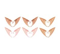 6 Paires Oreilles D’elfe Cosplay Décoratives Remplaçables en Latex | Légères et Faciles à Porter, Aspect Réaliste, pour Halloween et Soirée Costumée, Accessoire Décoratif
