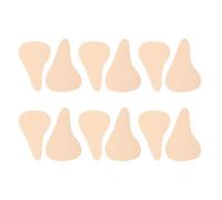 6 Paires Patchs de Protection Solaire Sport, Petit Format T, Khaki | Hydrogel et Tissu Élastique, Pose Facile et Couverture Précise, pour Visage, Golf et Routines Quotidiennes