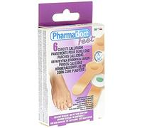 6 pansements coricides pour cors aux pieds durillons et œils de perdrix