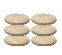 6 Paquets de 4,5 cm d'épaisseur antidérapants for Salle à Manger, Coussin siège Rond en Mousse mémoire Forme, Chaise Bureau, Cuisine et, Tabouret, Couleur : E(B,45X45CM(6PCS))