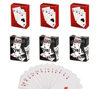 6 Paquets de Cartes à Jouer Cartes de Poker Miniatures, Petites Cartes de Jeu Cartes de Jeu Miniatures Cartes de Poker en Miniature Cartes Magiques pour Enfants Adultes Familles Jeux de Société