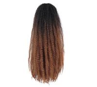 6 paquets de cheveux tressés Marley Twist, extensions de cheveux Afro crépus bouclés au Crochet de 18 pouces Wear and Go(OT30#)