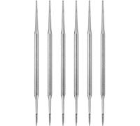 6 Paquets Dossier d'Ongle Incarné Lifter Ongle Double Face un Côté Plat et un Côté Courbé Outils de Pédicure d'Ongle d'Orteil en Acier Inoxydable