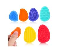 6 Paquets Fidget Toys Pierres d'Inquiétude, Pierre d'Inquiétude Douce Texturée Jouets Anti-Stress Fidget pour Adultes Étudiants