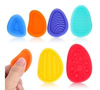 6 Paquets Fidget Toys Pierres d'Inquiétude, Pierre d'Inquiétude Douce Texturée Jouets Anti-Stress Fidget pour Adultes Étudiants Enfants Apaisant Anti-Stress (Couleur Aléatoire)