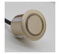 6 Parktronic Auto Detector Kit d'assistance au recul Avant pour Voiture, Radar électronique, capteurs, système Radar (Or Champagne)