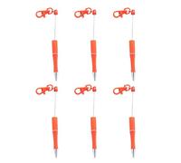 6 PCS 1 0 Mm Stylo Perlé Avec Porte-traits Ballpoint Ball Point Black Encres Perbe Smooth Writing