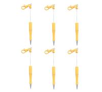 6 PCS 1 0 Mm Stylo Perlé Avec Porte-traits Ballpoint Ball Point Black Encres Perbe Smooth Writing