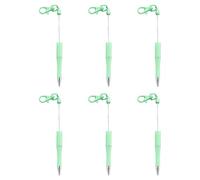 6 PCS 1 0 Mm Stylo Perlé Avec Porte-traits Ballpoint Ball Point Black Encres Perbe Smooth Writing