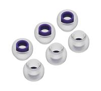 6 PCS/3 Paires d'émbouts d'écouteurs TRI Clarion Embouts de Remplacement en Silicone Réduction du Bruit Embouts en Caoutchouc pour IEM Buse 4,5mm-5,5mm KZ ZS10 Prox, ZS12 Prox (Violet, M)