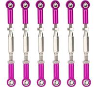 6 PCs 81 mm einstellbare Aluminium -Servo -Links Spurstange für RC -Autozubehörspurpe