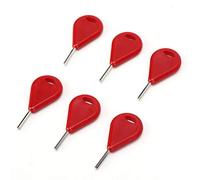 6 PCS Aileron de Planche de Surf Keym, Poignée en Plastique Portable Remplacement de l'Aileron de Planche de Surf Installer Supprimer les Accessoires d'Outils Accessoires de Surf (Rouge)